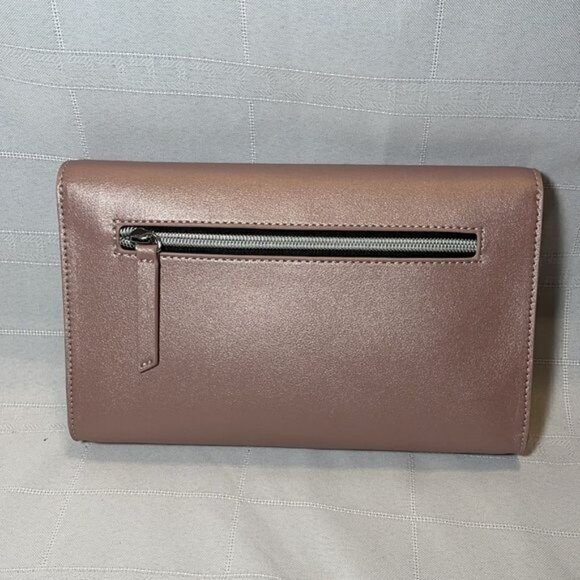 Kendall + Kylie Clutch Pink Lilac Blush Metallic Mini Bag Barbie sample - Picture 3 of 8